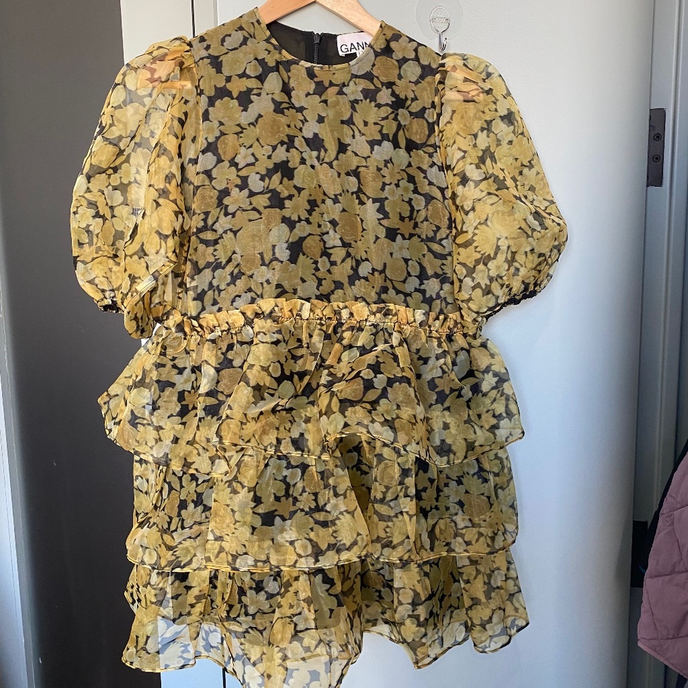 GANNI Organza Dress